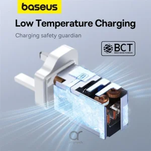 شارژر دیواری 65 وات بیسوس مدل CCGAN65UK به همراه کابل USB-C