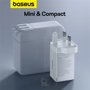 شارژر دیواری 65 وات بیسوس مدل CCGAN65UK به همراه کابل USB-C