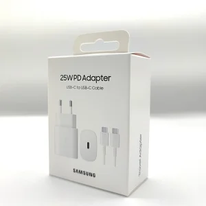 شارژر دیواری سامسونگ مدل EP-TA800 به همراه کابل تبدیل USB-C