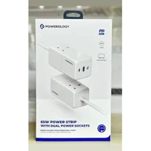 شارژر رومیزی پاورولوجی مدل PWPS65W Power Strip 65W