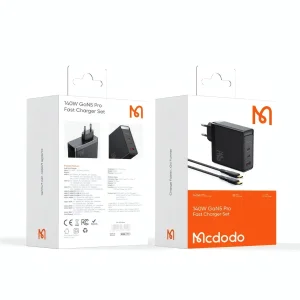 شارژر دیواری 140 وات مک دودو مدل CH-2913 به همراه کابل USB-C