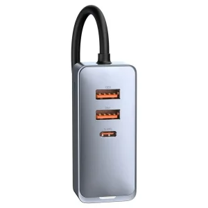 شارژر فندکی 120 وات بیسوس مدل CCBX-120C2X