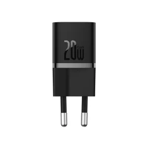 شارژر دیواری 20 وات بیسوس مدل GAN5 mini به همراه کابل تبدیل usb-c