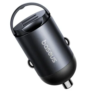 شارژر فندکی 30 وات 2 پورت بیسوس مدل C00035001121-03