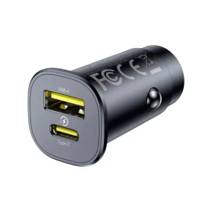 شارژر فندکی 30 وات 2 پورت بیسوس مدل  GoTrip BS-C15C1