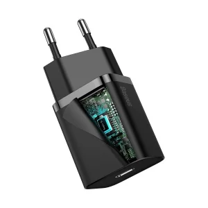 شارژر دیواری باسئوس مدل Super SI tzccsup-l01 به همراه کابل USB-C