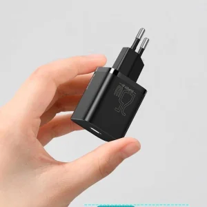 شارژر دیواری باسئوس مدل Super SI tzccsup-l01 به همراه کابل USB-C