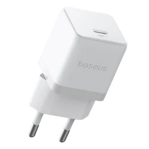شارژر دیواری 20 وات بیسوس مدل Palm 1C به همراه کابل تبدیل USB-C
