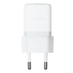 شارژر دیواری 20 وات بیسوس مدل Palm 1C به همراه کابل تبدیل USB-C