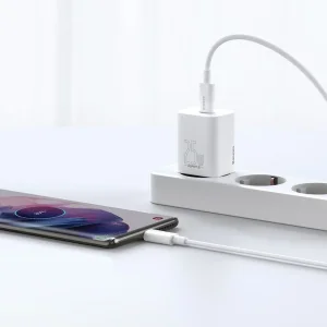 شارژر دیواری 25 وات باسئوس مدل CCCJG25CE به همراه کابل USB-C
