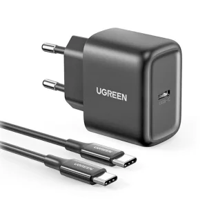 شارژر دیواری یوگرین مدل CD250-50581 به همراه کابل USB-C
