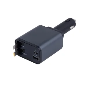 شارژر فندکی 30 وات دو پورت گرین لاین مدل GNRCC50WBK