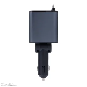 شارژر فندکی 30 وات دو پورت گرین لاین مدل GNRCC50WBK