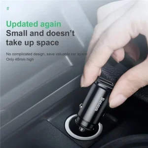 شارژر فندکی باسئوس مدل  Dual QC3.0 30W model BS-C16Qِ
