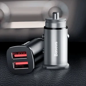 شارژر فندکی باسئوس مدل  Dual QC3.0 30W model BS-C16Qِ