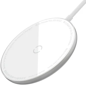 شارژر بی سیم باسئوس مدل Simple Mini Magnetic Wireless Charger WX01-JKF