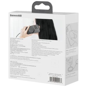 شارژر بی سیم باسئوس مدل Simple Mini Magnetic Wireless Charger WX01-JKF