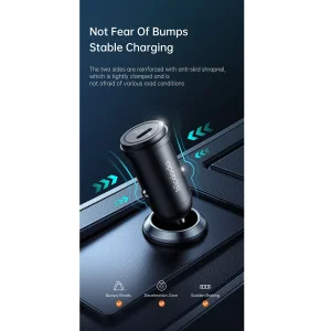 شارژر فندکی 30 وات مک دودو مدل MCA8 به همراه کابل تبدیل USB-C به لایتنینگ