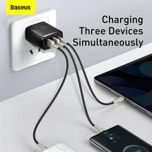 شارژر دیواری 30 وات بیسوس مدل CCCP30UC