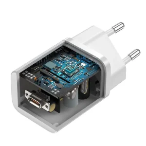 شارژر دیواری باسئوس مدل CCSUP-L02 به همراه کابل تبدیل USB-C
