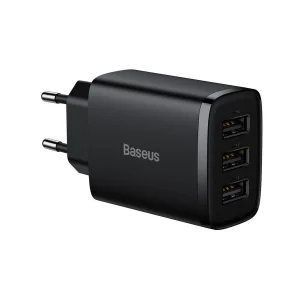 شارژر دیواری باسئوس مدل Compact Charger 3port