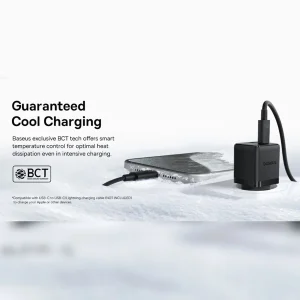 شارژر دیواری 20 وات دو پورت بیسوس مدل CCZC20UE  به همراه کابل usb-C