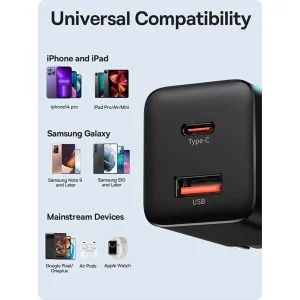 شارژر دیواری باسئوس مدل CCSUPP 30W