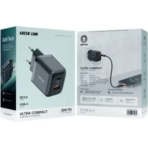 شارژر دیواری 20 وات دو پورت گرین لاین مدل GK-WC31