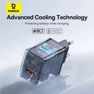 شارژر دیواری 30‌ وات بیسوس مدل Cube 30W CCXFK30UE