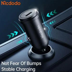 شارژر فندکى 30 وات مک دودو مدل PD30W به همراه كابل لایتنینگ