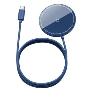 شارژر بی‌سیم 15 وات بیسوس مدل BS-W522
