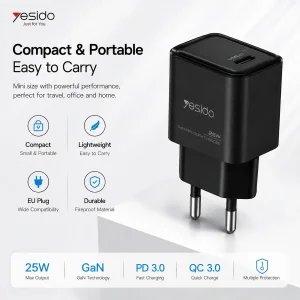 شارژر دیواری 25 وات یسیدو مدل YC62