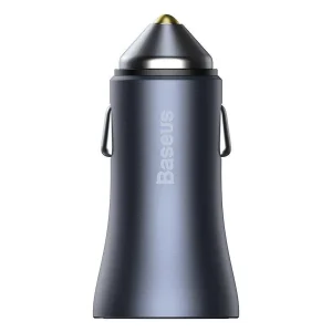 شارژر فندکی باسئوس مدل tzccjd-0g به همراه کابل تبدیل USB-C