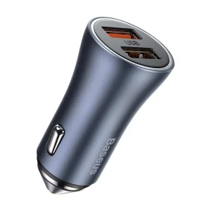 شارژر فندکی باسئوس  مدل TZCCJD-40W به همراه کابل تبدیل USB-C