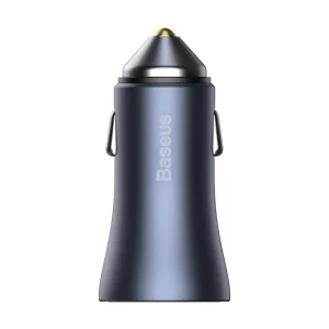 شارژر فندکی باسئوس  مدل TZCCJD-40W به همراه کابل تبدیل USB-C