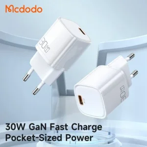 شارژر دیواری 33 وات مک دودو مدل Nano30 CH-008 به همراه کابل usb-C
