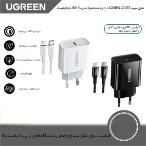 شارژر یوگرین مدل CD137-50698