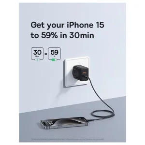 شارژر دیواری 20 وات بیسوس مدل Cube 20W