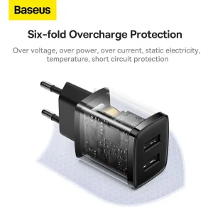 شارژر دیواری باسئوس مدل Compact Charger