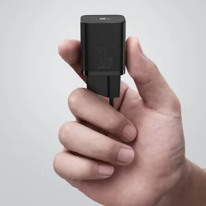 شارژر دیواری 20 وات بیسوس مدل Quick Charger 20W به همراه کابل لایتنینگ