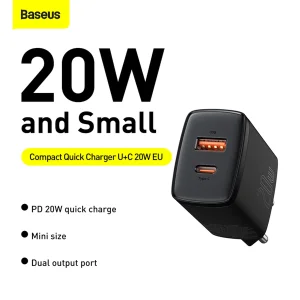 شارژر دیواری باسئوس مدل CCXJ-B0