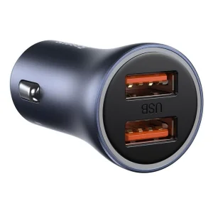 شارژر فندکی باسئوس مدل tzccjd-a0g به همراه کابل تبدیل USB-C