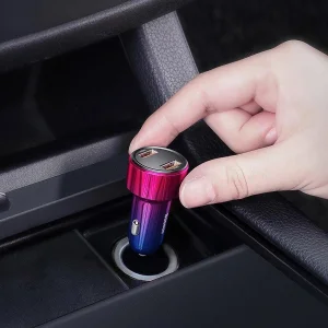 شارژر فندکی باسئوس مدل HIGH GLOSS