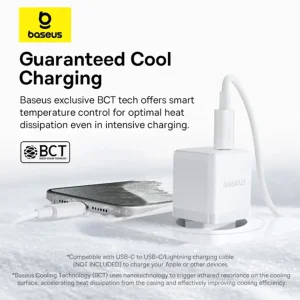 شارژر دیواری 30 وات بیسوس مدل Palm 1C 30W EU