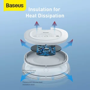 شارژر بی سیم باسئوس مدل BS-W510
