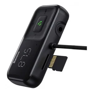 شارژر فندکی 15 وات بیسوس مدل CCMT000201  به همراه گیرنده بلوتوث