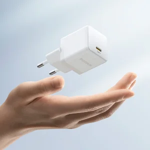 شارژر دیواری 30 وات بیسوس مدل Palm 1C به همراه کابل تبدیل USB-C