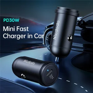 شارژر فندکى 30وات  مک دودو مدل CC-749 به همراه كابل تبديل لایتنینگ