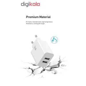 شارژر دیواری مک دودو مدل CH-6720 به همراه کابل تبدیل لایتنینگ