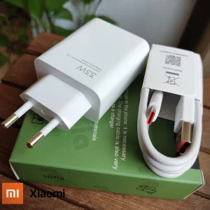 شارژر دیواری شیائومی مدل NOTE 10 PRO (33واتی) به همراه کابل تبدیل USB-C